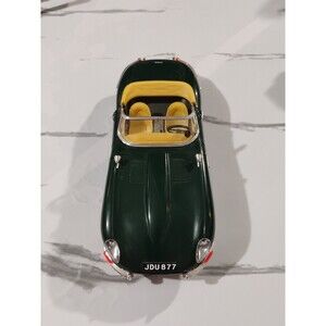 1961 Green Jaguar E Convertible Coupe 1:18 Diecast Model Car Italy